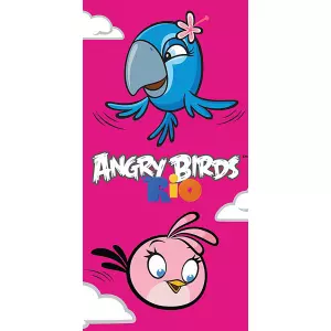Froté osuška Angry Birds Rio Stella a Perla 70x140
