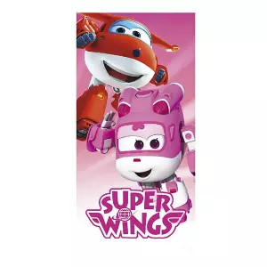Froté osuška Super Wings pink 70x140