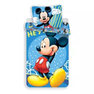 Bavlněné povlečení Mickey hey 140x200+70x90