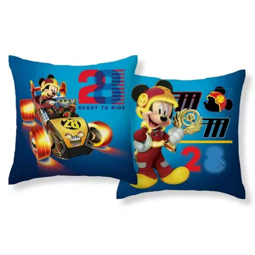 Povlak na polštářek Mickey závodník 40x40 cm