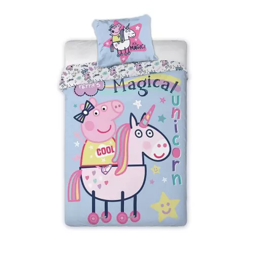 Bavlněné povlečení Peppa Pig magic 140x200+70x90