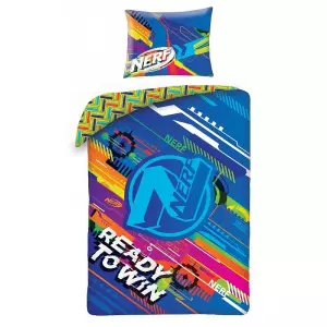 Bavlněné povlečení ve vaku Nerf 140x200+70x90