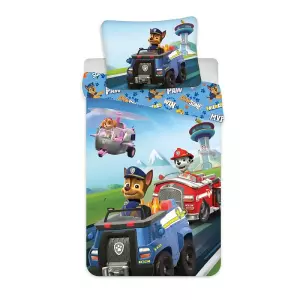 Bavlněné povlečení Paw Patrol 140x200+70x90