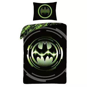 Bavlněné povlečení Batman green 140x200+70x90