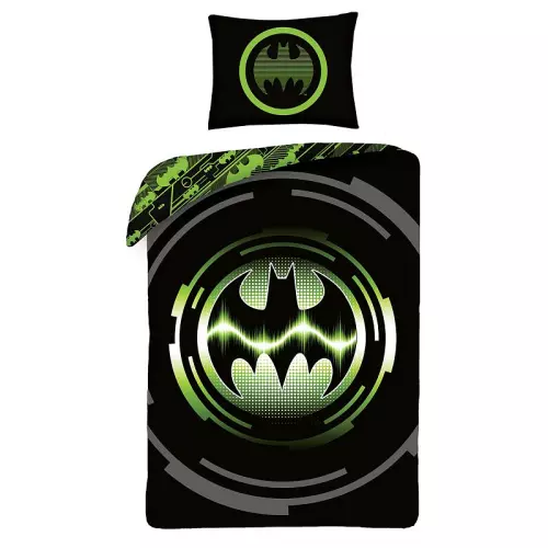 Bavlněné povlečení Batman green 140x200+70x90