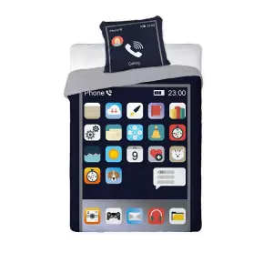 Bavlněné povlečení Telefon 140x200+70x90 (svítící)