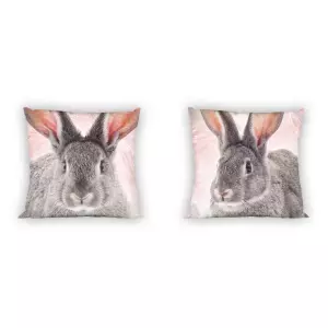 Bavlněný povlak na polštářek Králíček 40x40 cm