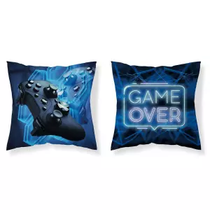 Povlak na polštářek Game Over blue 40x40 cm