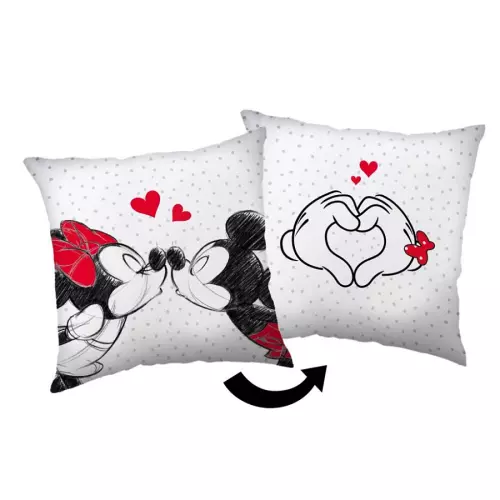 Polštářek Mickey and Minnie Love 05 40x40 cm