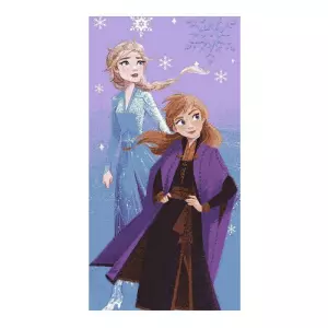 Froté osuška Ledové Království lila 70x140