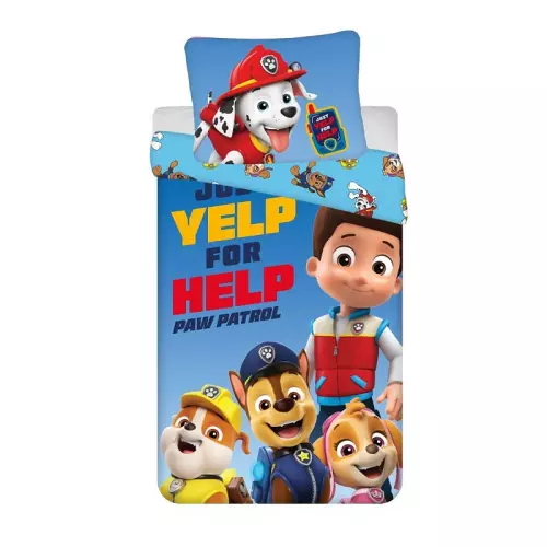 Bavlněné povlečení Paw Patrol Help 140x200+70x90