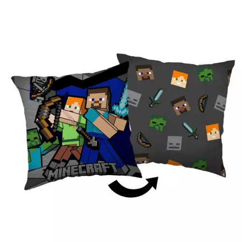 Polštářek Minecraft Survival Mode 40x40 cm