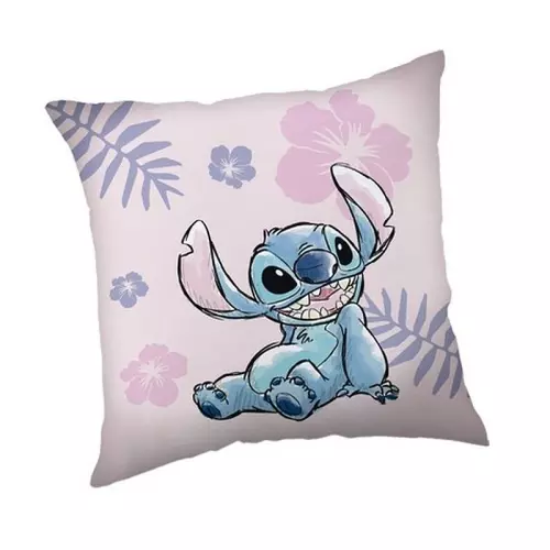Mikroplyšový polštářek Lilo and Stitch Pink 35x35