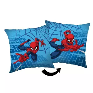 Mikroplyšový povlak na polštářek Spiderman Blue 05 40x40 cm