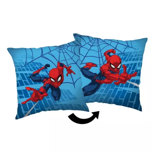 Mikroplyšový povlak na polštářek Spiderman Blue 05 40x40 cm
