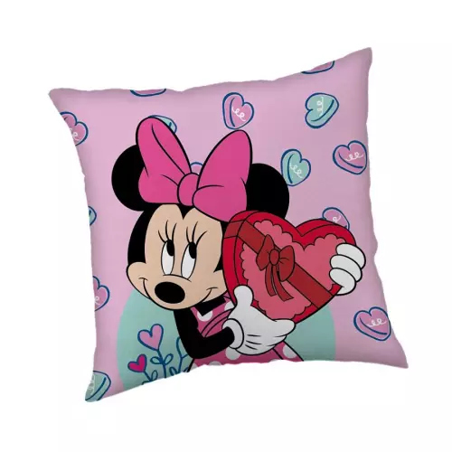 Mikroplyšový polštářek Minnie Purple 40x40