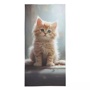 Froté osuška Kotě rezavé 70x140