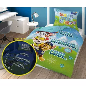 Bavlněné povlečení Paw Patrol dream 140x200+70x80 (svítící)