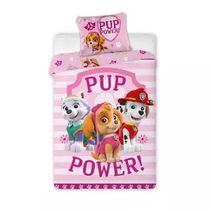 Bavlněné povlečení Paw Patrol Pup Power 140x200+70x90