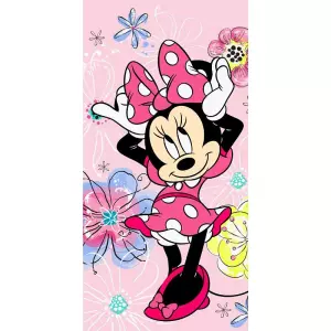 Froté osuška Minnie pink bow 70x140