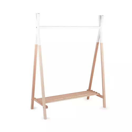 Stojan na oblečení Tipi dřevěný