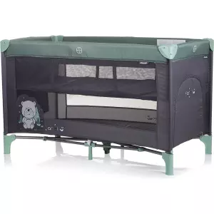 CHIPOLINO Postýlka cestovní Ariel Green Pastel