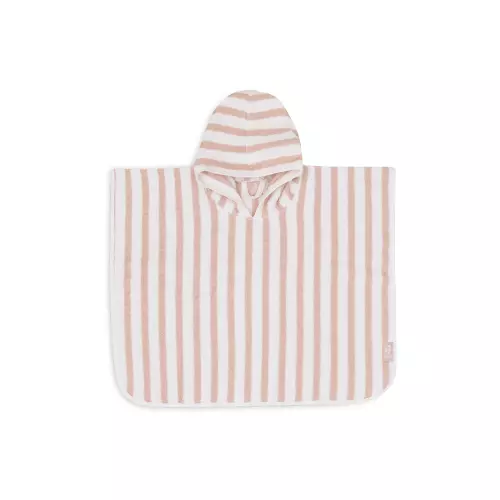 Osuška pončo Stripe Wild Rose