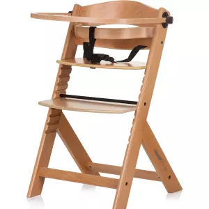 CHIPOLINO Dřevěná jídelní židlička Tip Top 2v1 Wood