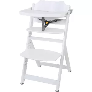 FreeON Dřevěná jídelní židlička Moon, bílá