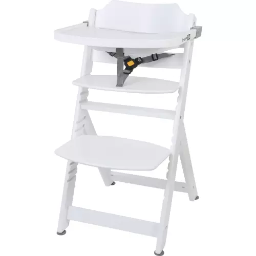 FreeON Dřevěná jídelní židlička Moon, bílá