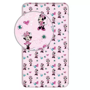 Bavlněné prostěradlo Minnie Flowers 02 90x200