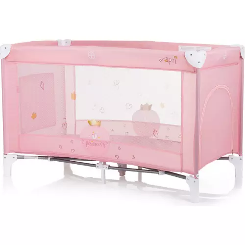 CHIPOLINO Postýlka cestovní Capri Princess Pink