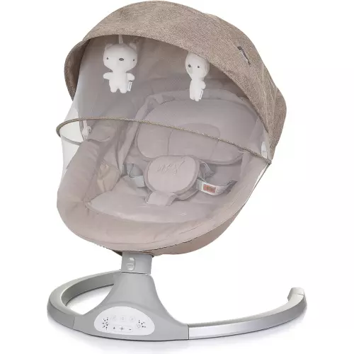 CHIPOLINO Elektrická kolébka Nest Macadamia