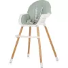 CHIPOLINO Jídelní židlička Rio 2v1 Aloe