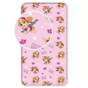 Bavlněné prostěradlo Paw Patrol Power PP122 90x200