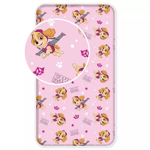 Bavlněné prostěradlo Paw Patrol Power PP122 90x200