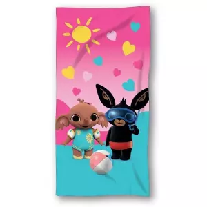 Froté osuška Králíček Bing pláž 70x140 cm