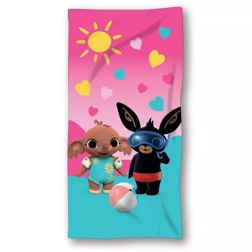 Froté osuška Králíček Bing pláž 70x140 cm