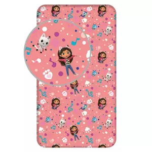 Bavlněné prostěradlo Gábinin kouzelný domek 90x200