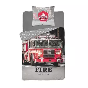 Bavlněné povlečení Hasiči 140x200+70x80