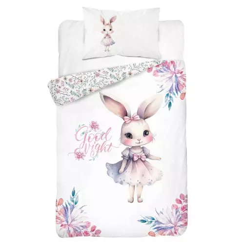 Bambusové povlečení do postýlky Zaječice 100x135+40x60
