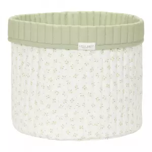 Košík textilní oboustranný velký Blueberry Leaves