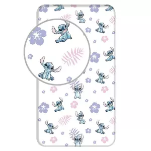 Bavlněné prostěradlo Lilo and Stitch 90x200