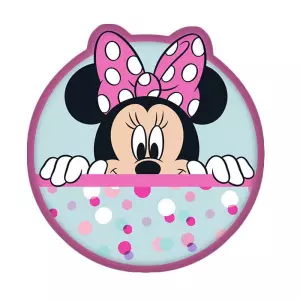 Tvarovaný mikroplyšový polštářek Minnie Dots 02Polyester, 32 cm