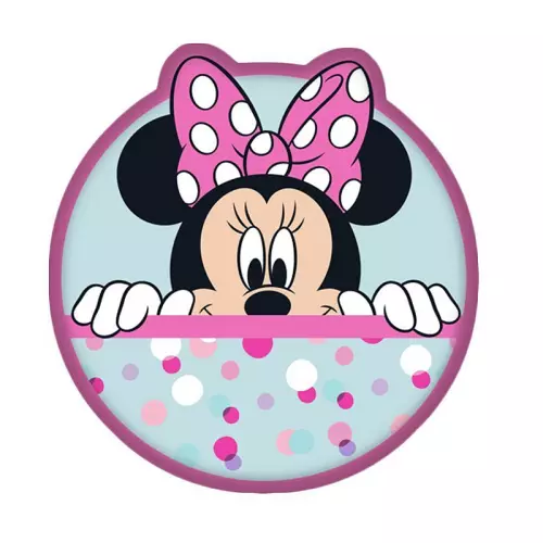 Tvarovaný mikroplyšový polštářek Minnie Dots 02Polyester, 32 cm
