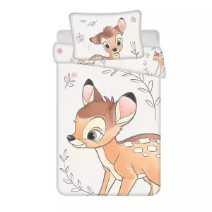 Bavlněné povlečení do postýlky Bambi Beige baby 100x135+40x60