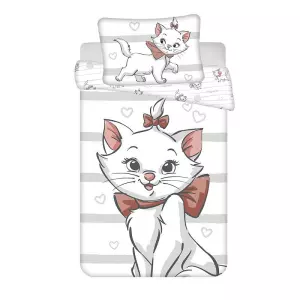 Bavlněné povlečení do postýlky Kočička Marie Bow baby 100x135+40x60