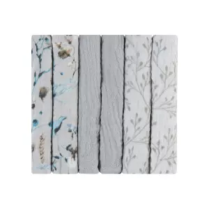 Pleny mušelínové 30x30 cm 6ks Dreamy Fields Grey