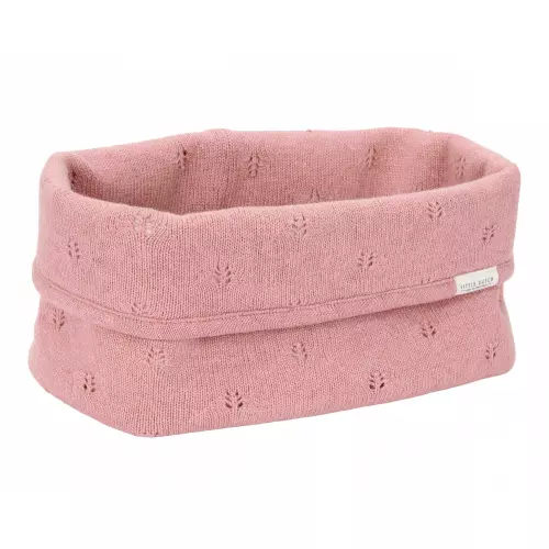 Košík pletený velký Pure Pink Blush