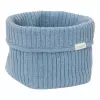 Košík pletený malý Pure Denim Blue
